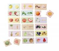Montessori Puzzle ovoce a zelenina